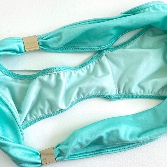Victoria’s Secret Aqua Swim Hottie Bikini Bottoms Size XS Like New Condition - Picture 5 of 6